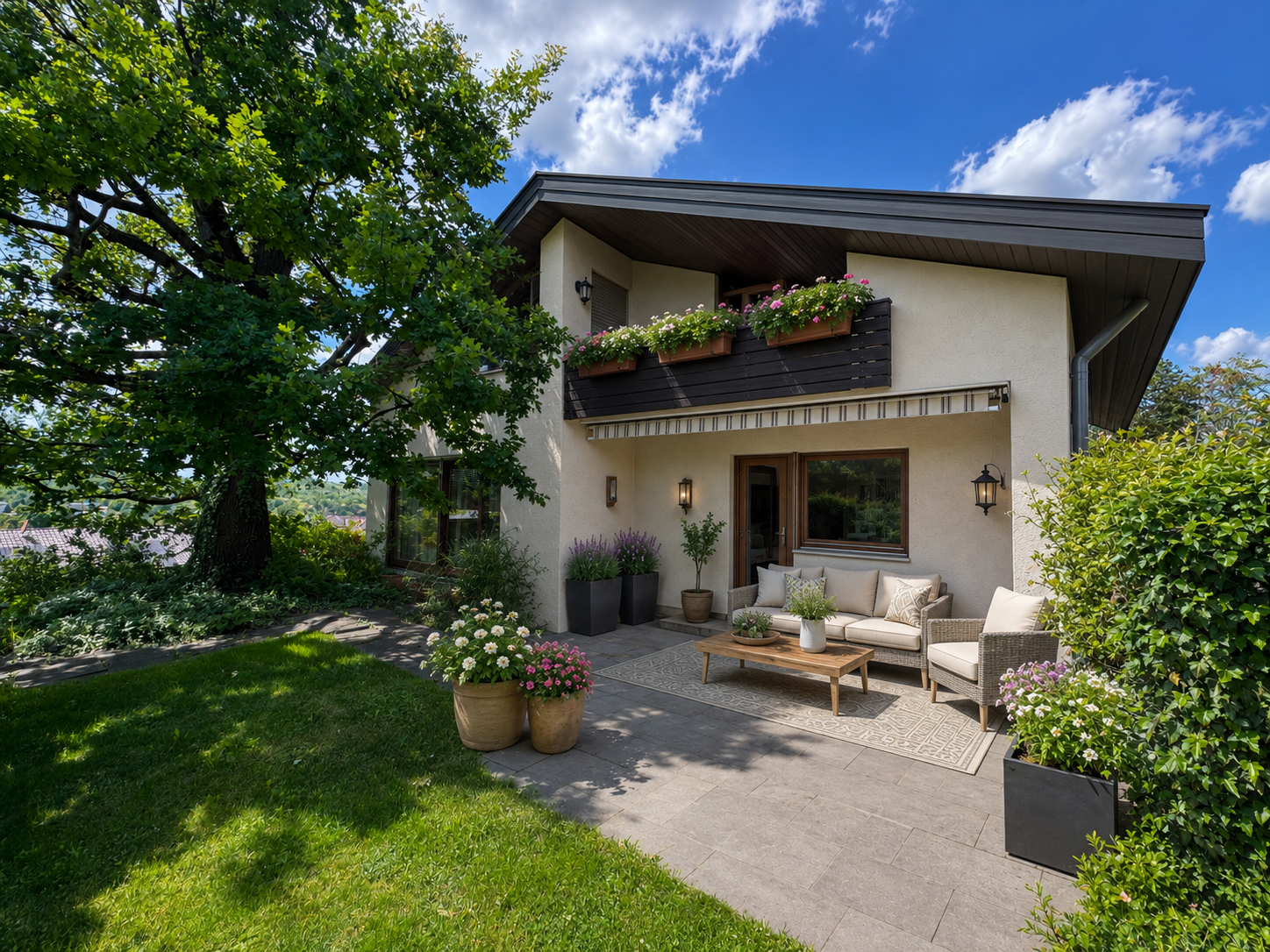 Haus in Owen mit Südterrasse und Garten